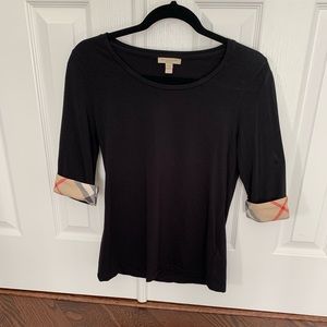 Burberry Brit T-shirt with 3/4 Sleeve